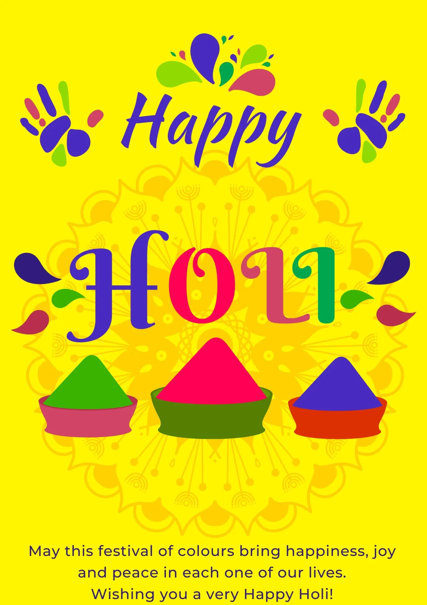 happy holi punjabi status